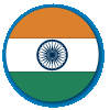 India Flag button